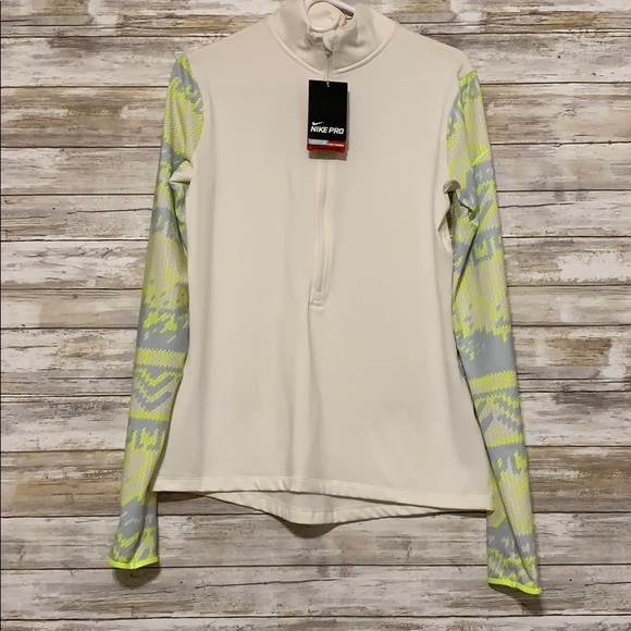 Nike Tops - Nike Pro 3/4 Zip Up